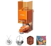 xTool F2 Engraving Machine 5W IR & 15W Diode Dual Only for Professionals in Commercial Use, Built-in 50MP Camera, 6000mm/s Ultra Fast, 3D Embossing, Color Marking on Metal, On-Site & Small-Batch Ready