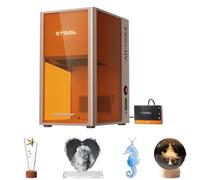 xTool F2 Ultra UV Engraving Machine Only for Professionals in Commercial Use, 5W UV Source, 3D Inner and Fine Glass Engraving, Dual 48MP Cameras, 15,000 mm/s High Speed, AI Powered 2D-to-3D Software