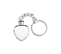 xTool K5 Heart Keychain Blanks, Crystal Glass with Multicolored LED Light, High Transparency Engraving Blanks, Compatible with F2 Ultra UV Laser Engraver, DIY Custom Gift Keepsakes (10Pcs)