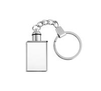 xTool K5 Rectangular Crystal Glass Keychain Blanks with Multicolor LED Light, High Transparency for Laser Engraving, Compatible with F2 Ultra UV Laser Engraver, Personalized Gifts & Decor (10Pcs)