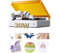 xTool M1 Ultra 4-in-1 Craft Machine: 20W Laser Engraver, Inkjet Printing, Blade Cutting, Pen Drawing, Easy to Use on 1000+ Materials, All-in-One Machine for DIY Gifts, Small Business, Home Craft