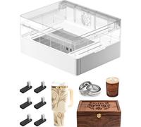 xTool M1 Ultra Riser Base with Honeycomb Panel, Honeycomb Working Panel for Fast Heat Dissipation and Desktop-Protecting, Pre-Assemble Riser Base, Dimension: 24.4"x 19.6"x 5.5"