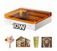 xTool M2 10W Laser Engraver, Built-in Dual Cameras, Class 1 Enclosed Safe Engraving Cutting Machine for Home DIY Craft on Wood, Leather, Felt, Fabric, Paper