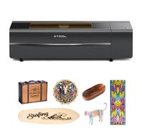 xTool P2 Desktop CO₂ 55W Cutter and Engraver, Enclosed Machine with Dual 16MP Cameras, 600mm/s Engraving Speed, Compatible with Wood, Acrylic, Leather, Glass and More, Class1