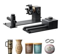 xTool RA3 World's First Smart MagSwap Rotary Attachment for xTool P3 & F2 Laser Engraver, 360° LiDAR Mapping Alignment, Intelligent Rotary That Masters Engraving on Rings, Tumblers & Ornaments