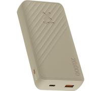 Xtorm Go2 Powerbank - 20,000 mAh - 1 x USB-A - 1 x USB-C - Powerful Power Bank - Portable Battery Suitable for iPhone and Samsung - Sustainable Technology - Clay