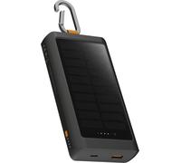 Xtorm Go2 Solar Powerbank - 10,000 mAh - Zaklamp - Charcoal Black