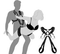 Xtoyz4U Couples Sex Toys - BDSM Bondage Restraints Love Sling Set with Adjustable Straps and Soft Plush Padding - Sex Swing for Adults, Supports Up to 300lbs