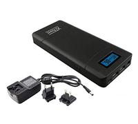 XTPower PowerBank 20000 mAh QC3-PA with Real-time Display LED Display - External Mobile Phone Batteries, High Capacity Power Bank with 65 W Power - Fast Charging for Laptop & Smartphone via USB & DC