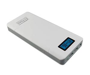 XTPower® XT-16000QC3 Power Bank - modern DC/USB QC3 battery with 15600mAh - USB, QC 3.0 and DC connection of 12V, 15V, 16.5V, 19V, 20V and 24V 65W max.