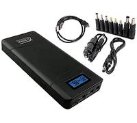 XTPower® XT-20000QC3 Powerbank Modern DC + USB QC3 Battery with 20100 mAh - 1x USB, 1x USB QC3 and DC Connection from 5 to 24 V 65 W Max. - Power Bank for Laptop, Tablet, iPhone, Galaxy, etc.