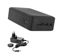 XTPower XT-27000DC-AO-PA Powerbank without DC cut-out, AC Adapter Included - External Battery DC 5 V to 24 V + USB-C PD + 2 USB QC3 with 26800 mAh - for Speaker Radio Photographers