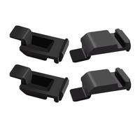 XTPTFABS 4PCS Rubber Fix Set Door Lock Striker fit for Mercedes W123 W126 240D 280E 300D (Black)