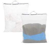 XTQFH 2 PCS Large Mesh Laundry Bags with Zips, 80x60cm Reusable Laundry Bags for Washing Machine Washing Bags for Laundry Delicates Wash Bags for Sweater, Coat, Lingerie