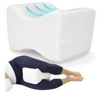 Xtra-Comfort Memory Foam Knee Pillow for Side Sleepers - Orthepedic Sciatica, Back, Under Leg, Hip and Joint Support - Pregnancy and Maternity