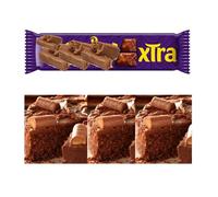 Xtra Duo Chocolate Bar 54g - 2 Milk chocolate fingers. (12 bars)