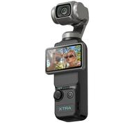 Xtra Muse, Vlogging Camera with 2.5 cm CMOS Video and 4K/120fps Video, Pocket Camera with 3-Axis Gimbal Stabilizer, Quick Focus, Face/Object Tracking, Camera