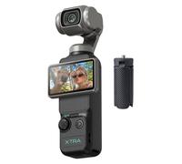 Xtra Muse with Mini Tripod Combo, Vlogging Camera with 1'' CMOS & 4K/120fps Videos, Pocket Camera with 3-Axis Gimbal Stabilizer, Fast Focusing,Digital Video Camera for Photography, Digital Camera