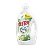 Xtra Total - Liquid Detergent - 4+1 - Cleanliness - Radiance - Freshness - Committed to You - Economical - Aloe Vera & Marseille Soap - Effective at 20°C - Suitable for Sensitive Skin - 40 Washes