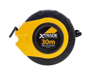 Xtrade Fibregl Tape Measure Black/yellow (30M)