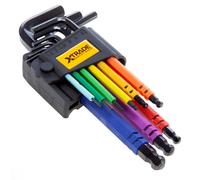 Xtrade X0900210 Long Arm Ball End Hex Key Set (9 Piece) XTR-X0900210