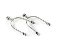 XtraHardy Horse Spurs, 1 Pair Stainless Steel Horse Spurs with Soft Gentle Roller Ball for Equestrian Boots Men and Women Rider Horsemanship Lovers (30mm)