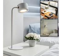 Xtralite Geo Circular Led Rechargeable Magnetic Desk Lamp, Wall Light And Clip On Light, White