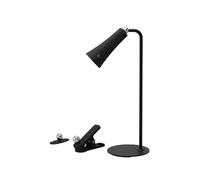 Xtralite Geo Optic LED Magnetic Lamp - Rechargeable, Detachable Head, 4 Brightness Levels, Wall Mountable, Portable USB-C Lamp for Home, Office, or Bedroom, Black