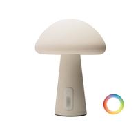 Xtralite Kids Mushroom Night Light - Rechargeable LED Bedside Lamp, Tap Control, Dimmable, 10 Colour Modes, Soft Silicone Nursery Light for Bedroom & Sleep