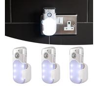 Xtralite Nitesafe Duo Led Nightlight Or Sensor Torch With Emergency Power Failure Light, Triple Pack Value Bundle
