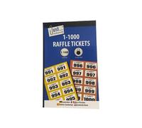 xtralotz Cloakroom Raffle Ticket Books 1-1000 Easy Tear Security Numbered Tickets for Cloakrooms Lucky Draw Tombola Charity Events Prize Draw (2)