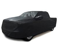 Xtrashield CarsCover 100% Sunblock Custom Fit 2000-2017 Chevy Silverado 1500 2500 3500 Crew Cab 6.6ft Short Bed Box Truck Car Cover Black