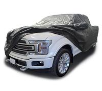 Xtrashield CarsCover 100% Sunblock Custom Fit 2001-2017 Ford F150 Crew Cab 5.5ft Short Bed Box Truck Car Cover Black