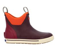 XTRATUF 6” Women’s Camp Fleece Lined Ankle Deck Boot - 100% Waterproof Rubber Footwear for Rain & Camping - Faux Shearling Lining - Slip-Resistant Outsole - Extra Insoles