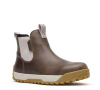 XTRATUF Ankle Deck Boot Leather Leather Women's Stone Wellington Boots - UK 6