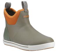 XTRATUF Ankle Deck Camp Boot Rubber Mens Olive Wellington Boots - Size UK 11
