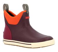 XTRATUF Ankle Deck Camp Boot Rubber Womens Fig Wellington Boots - Purple - Size UK 9