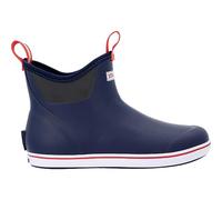 XTRATUF | Ankle Deck Boot | Men's | Waterproof Boots | Navy/Red 9