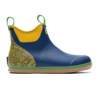 Xtratuf Men's Tailgate 6 in Ankle Deck Boot, Blue Navy Yellow, 12