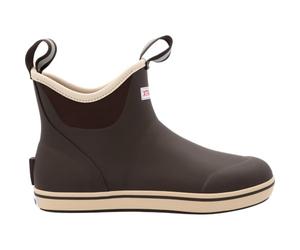 XTRATUF Performance Series 6 Men's Full Rubber Ankle Deck Boots, Chocolate & Tan (22734)