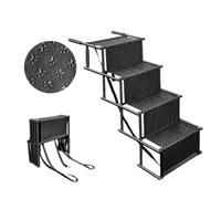 XTRDGHUG 4 Steps Upgraded dog ramps, For Land Rover Defender 110 130 L663 2020 2021 2022 2023 2024, Dog Step, Pet Ladder Ramp, Folding, Boot Ramp,B