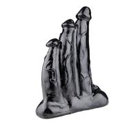 Xtrem Mission Triplicate 10 Inch Triple Black Dildo