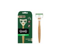 Xtreme 3 Bamboo Hybrid - Renewable Bamboo Razor + 6 Refills | 3 Flexible Blades | Comfortable & Tight Shave | Beige | W302036200