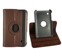 Xtreme 40040 Faux Leather with Plastic Hard Case with 360 ° Rotation and Tilt Adjustable Base Case Cover For Samsung Galaxy Tab 7 "