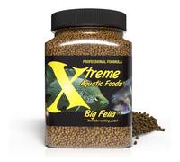 Xtreme Big Fella 3.0mm Pellets: Professional Nutrition for Medium to Large Cichlid/Community Fish - Boost Immune & Digestive Health, Max Protein Fish Food - USA Farm Grown - 567 grams (20oz)