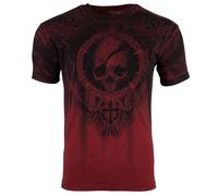 Xtreme Couture Affliction Men's T-Shirt Shadow Walker Red, Red, XL