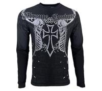 Xtreme Couture by Affliction Men's T-Shirt Aftershock, Black, XXL