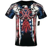 Xtreme Couture by Affliction Men's T-Shirt Couture Patriot, Black, Large