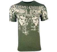 Xtreme Couture by Affliction Men's T-Shirt Crush Y2K, Green, XL