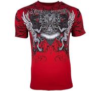 Xtreme Couture by Affliction Men's T-Shirt Emperor Y2K, Red, 3XL